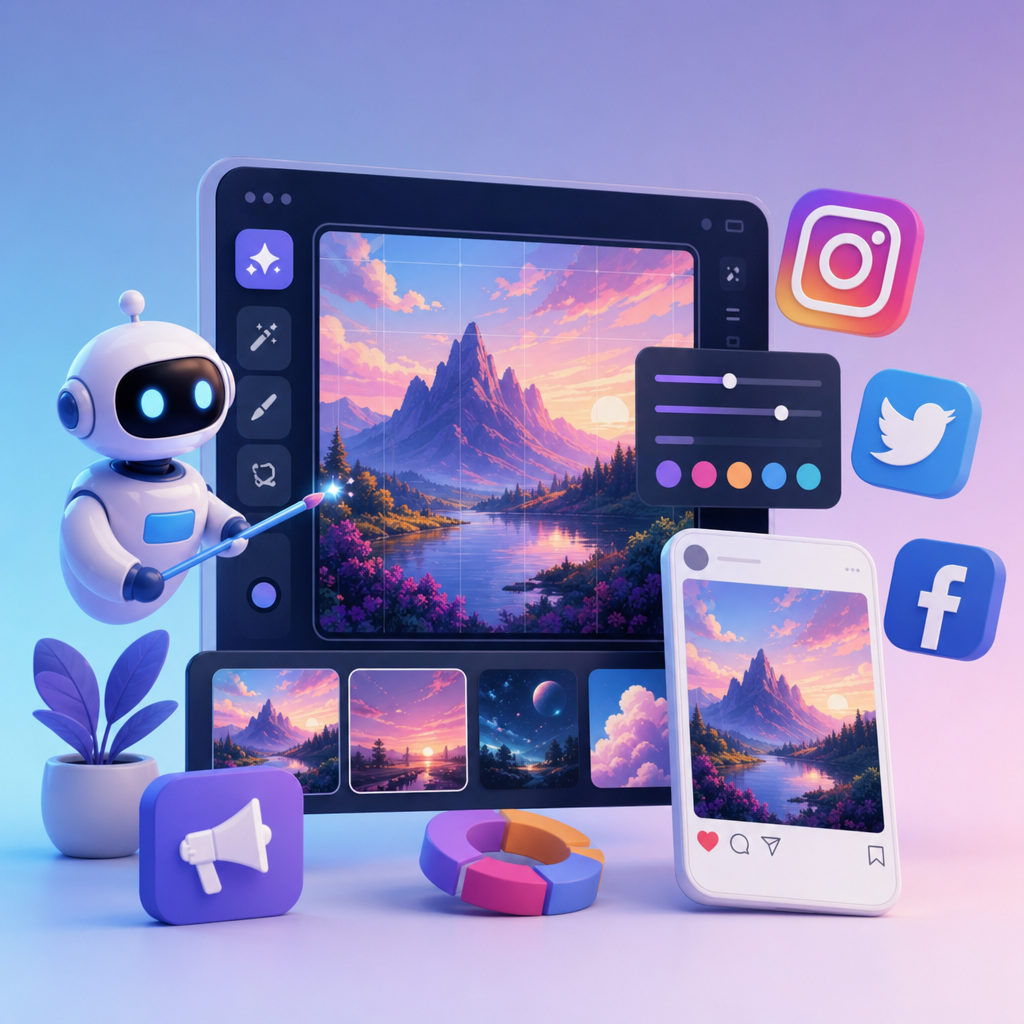 AI image tools for social media