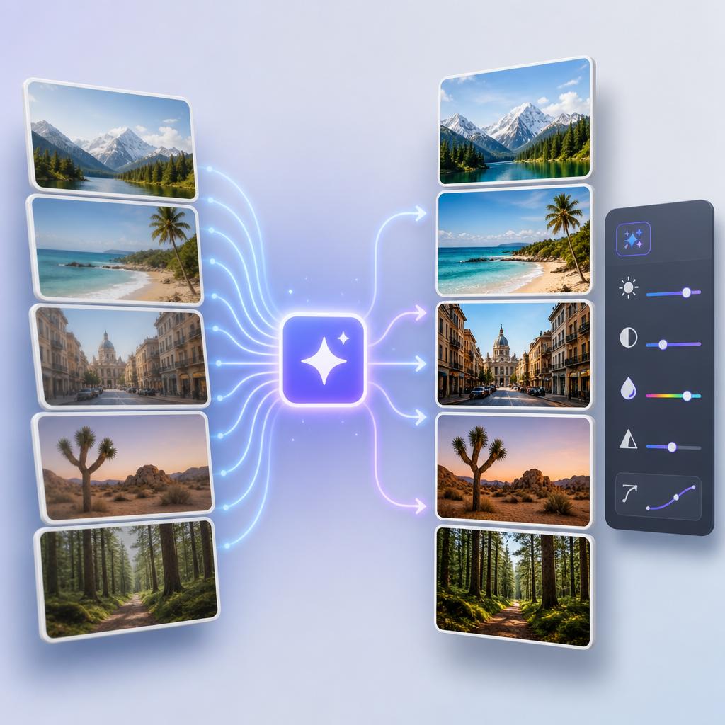 How to batch edit images with AI