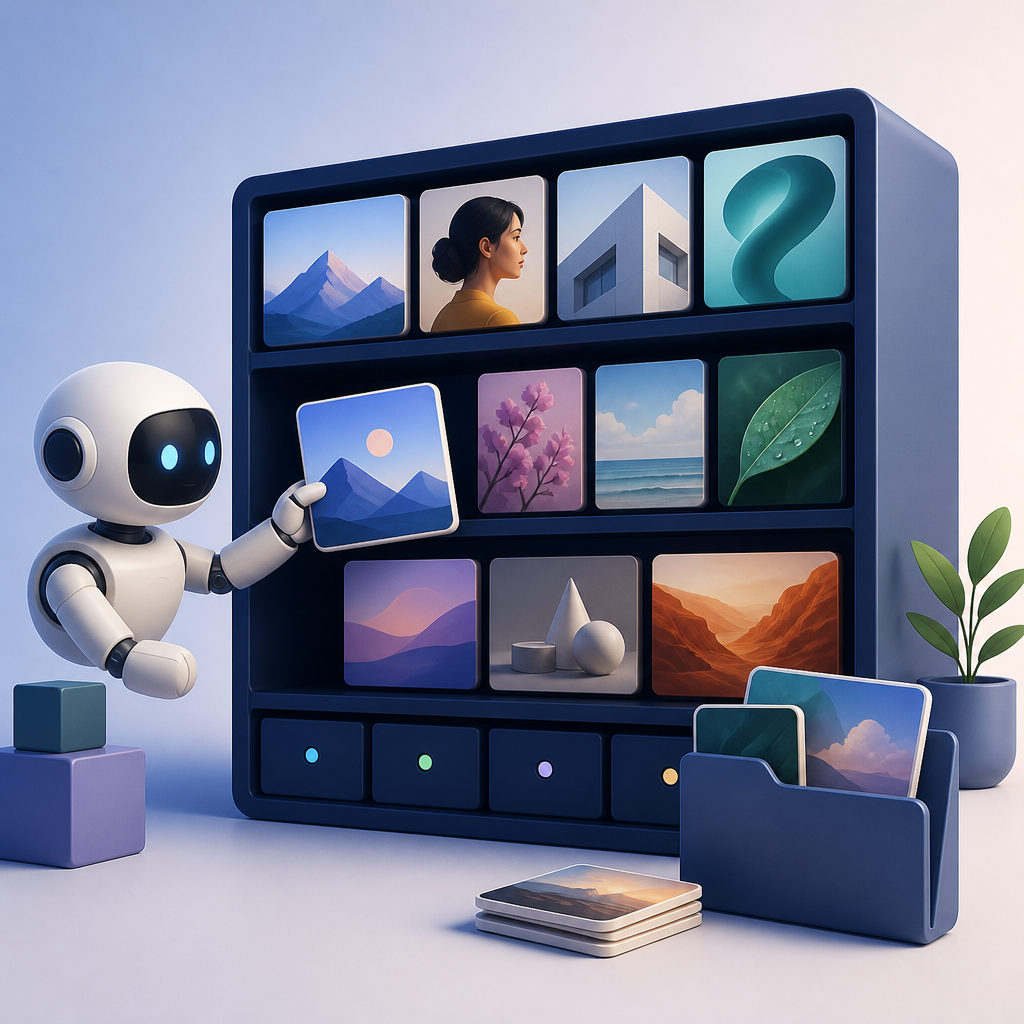 How to build an AI image library