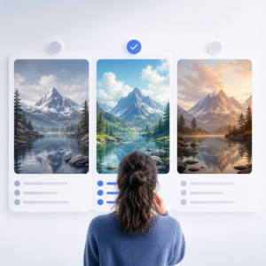 How to compare AI image results